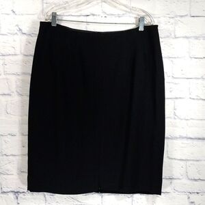 🔵BOGO FREE🔵 NWT Vanessa Riley Black Skirt Zips in Front at Hemline Sz 12